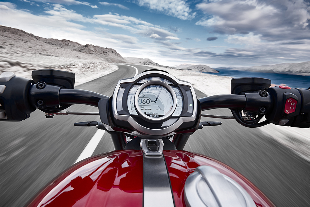 Triumph Rocket 3 2020 cuadro de instrumentos