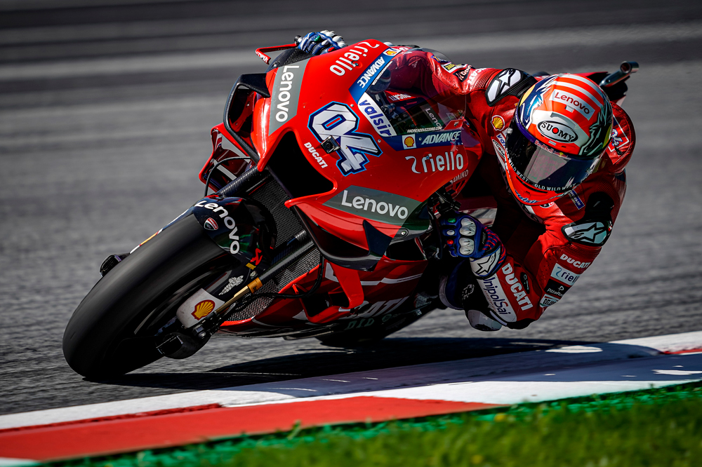 Andrea Dovizioso logra la victoria del Gran Premio de Austria