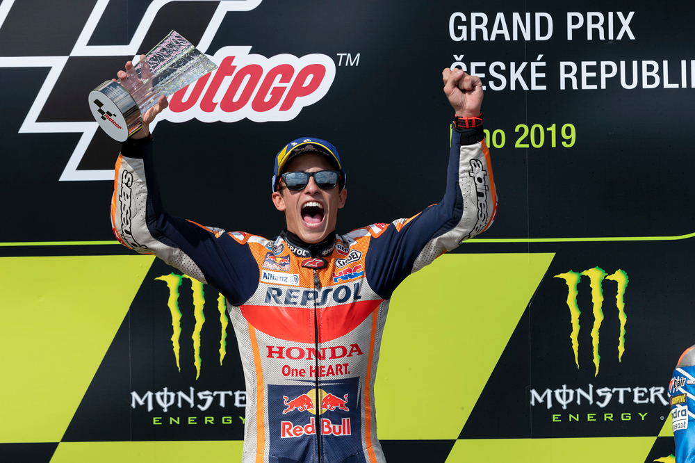 Victoria de Marc Márquez en el GP de República Checa
