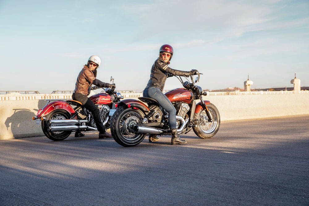 Indian Scout 100 Aniversario y Bobber