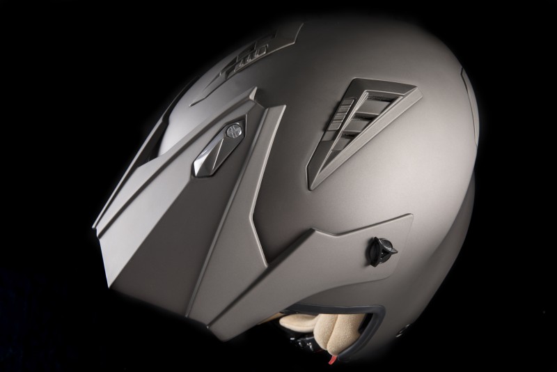 Casco jet Minicross marrón de Astone Helmets