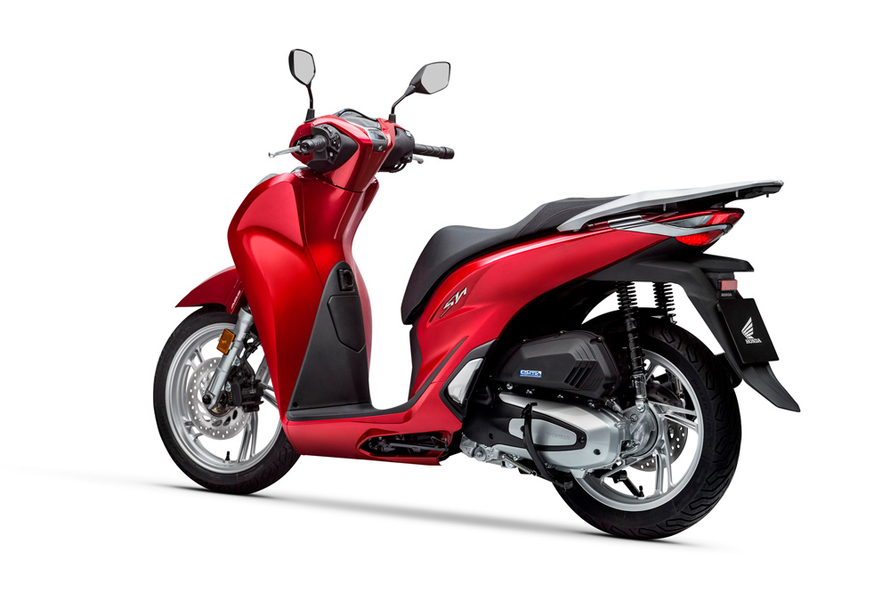 El motor del Honda SH 125 2020 emplea tecnologías de baja fricción