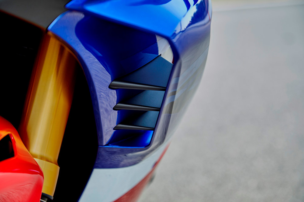 Alerones en el carenado de la Honda CBR 1000 RR-R Fireblade