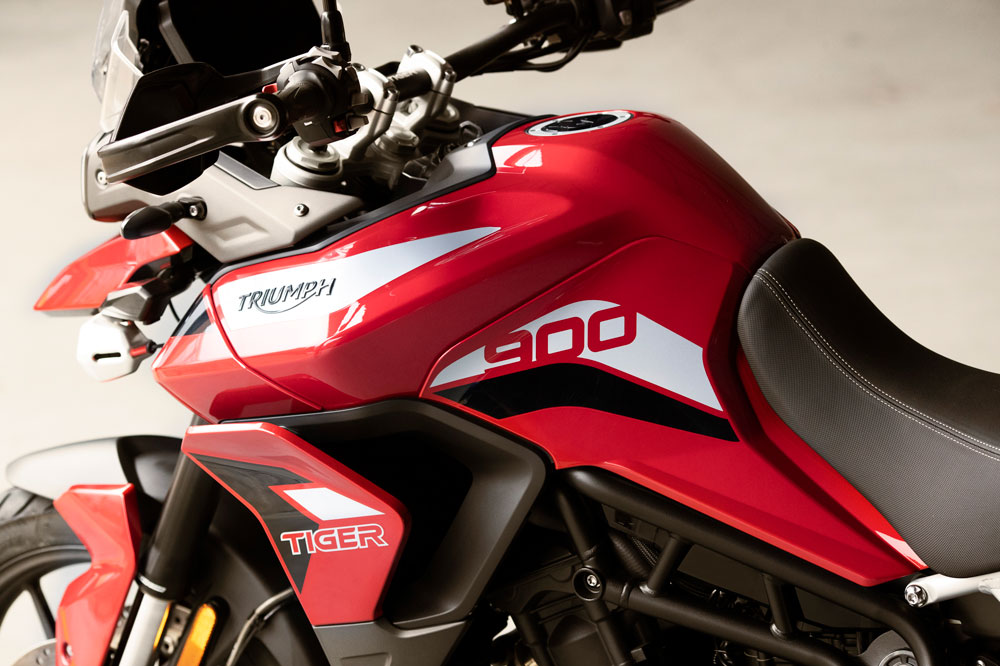 Detalle de la Triumph Tiger 900 GT