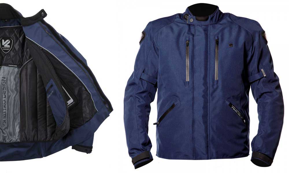 Chaqueta Loris de Vquattro en color navy