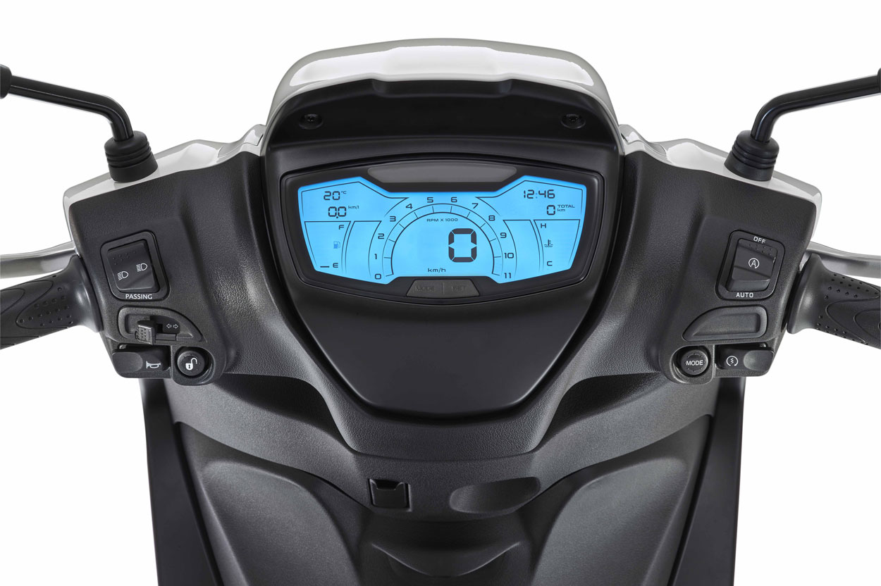 Nuevo cuadro de instrumentos del Piaggio Medley 125