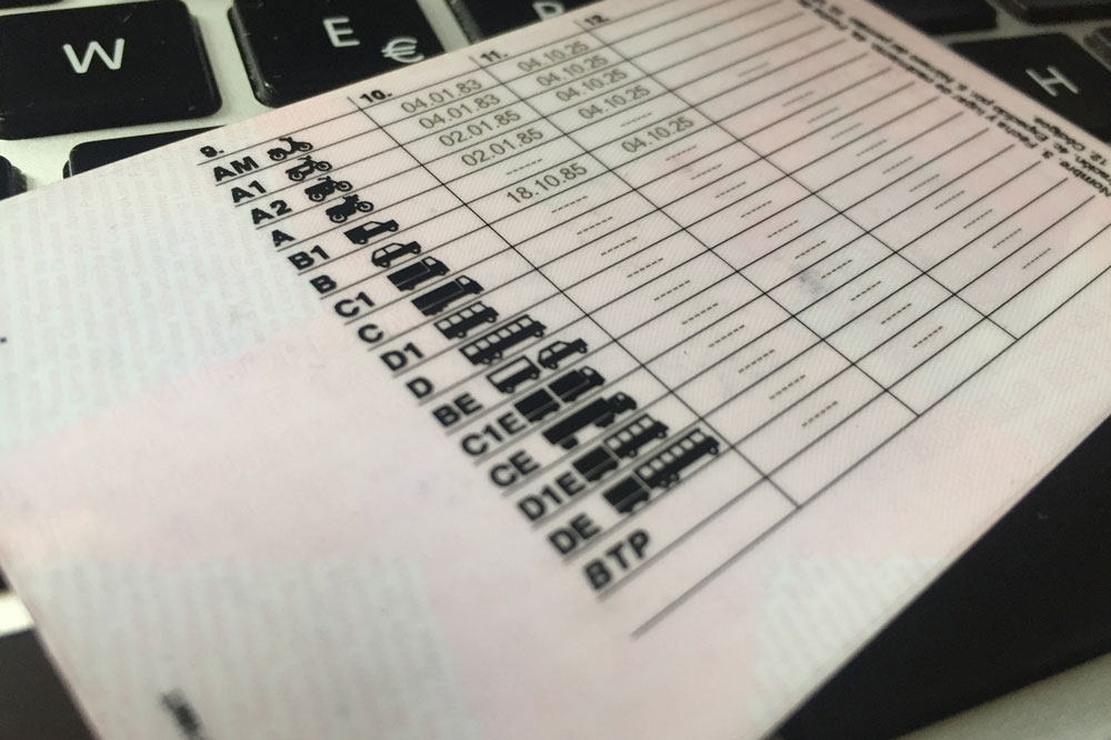 La retirada del carnet de moto