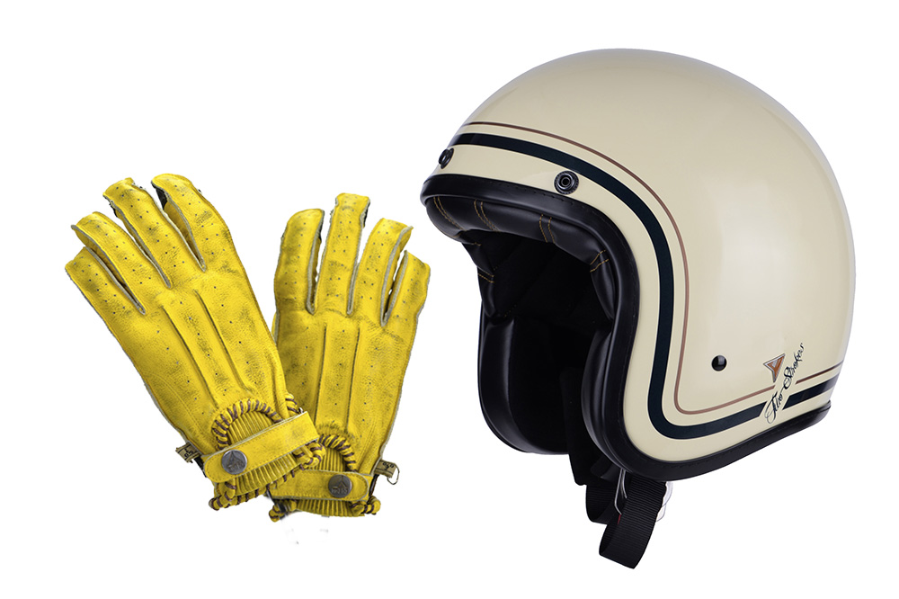 Casco Two Stroke y Guantes Second Skin de By City