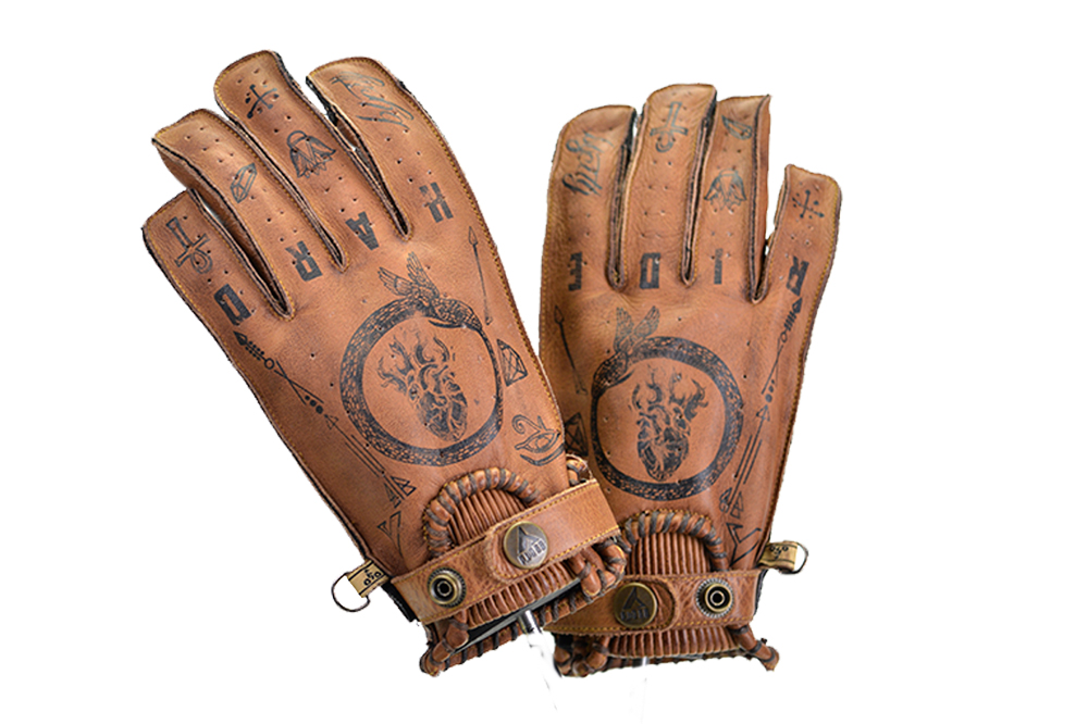 Guantes Second Skin de By City en marrón