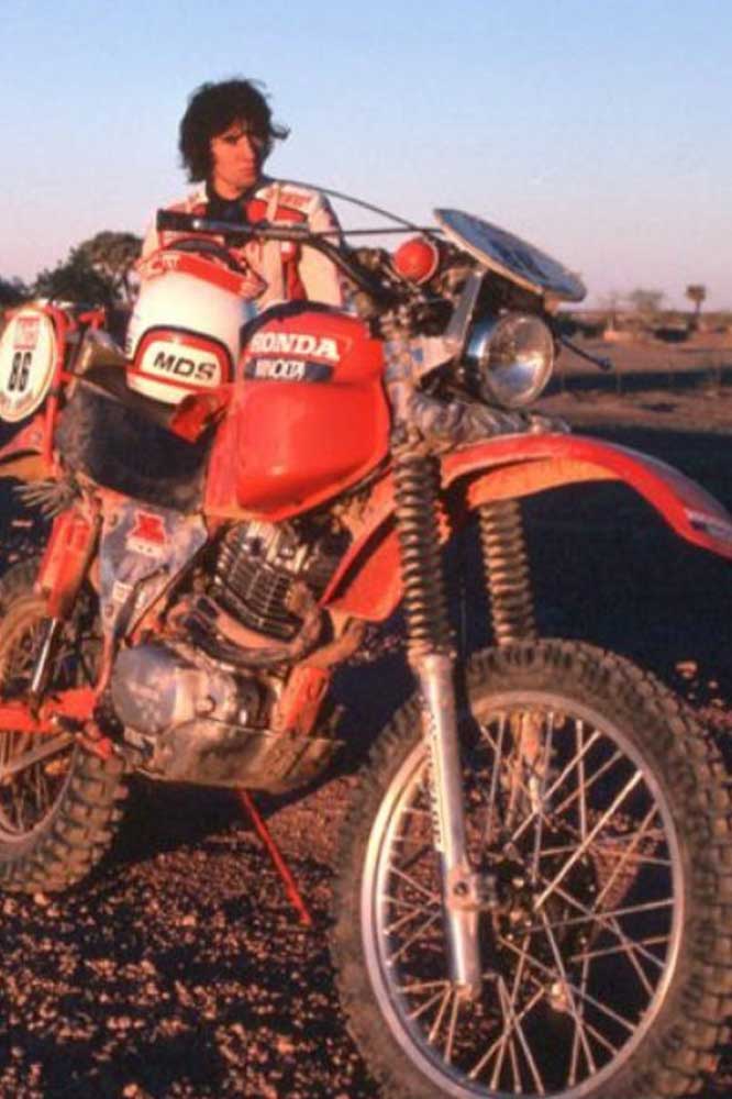 El estreno de Honda en el Rally Dakar fue en 1981 con un jovencísimo Neveu
