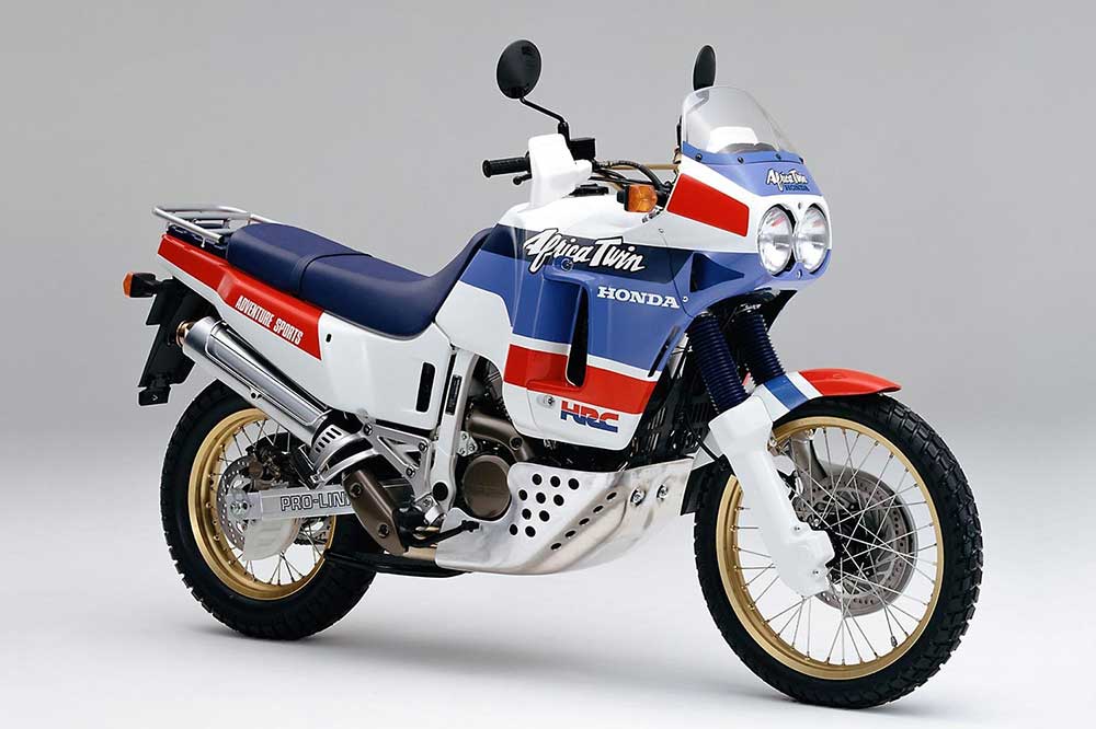 La primera Honda Africa Twin de 1989, todavía con motor de 650 cc