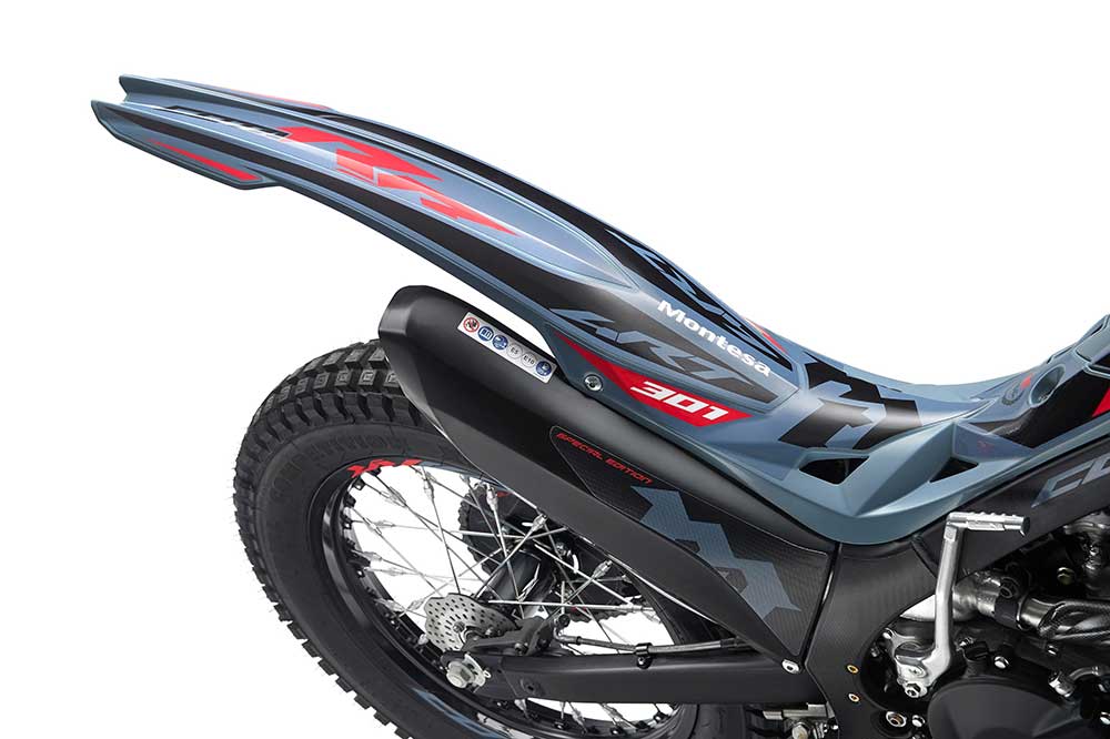 La Montesa Cota 301 RR cuida todos los detalles estéticos y funcionales