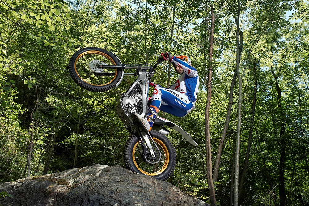 Las motos de trial son ágiles y ligeras, perfectas para iniciarse en el off road