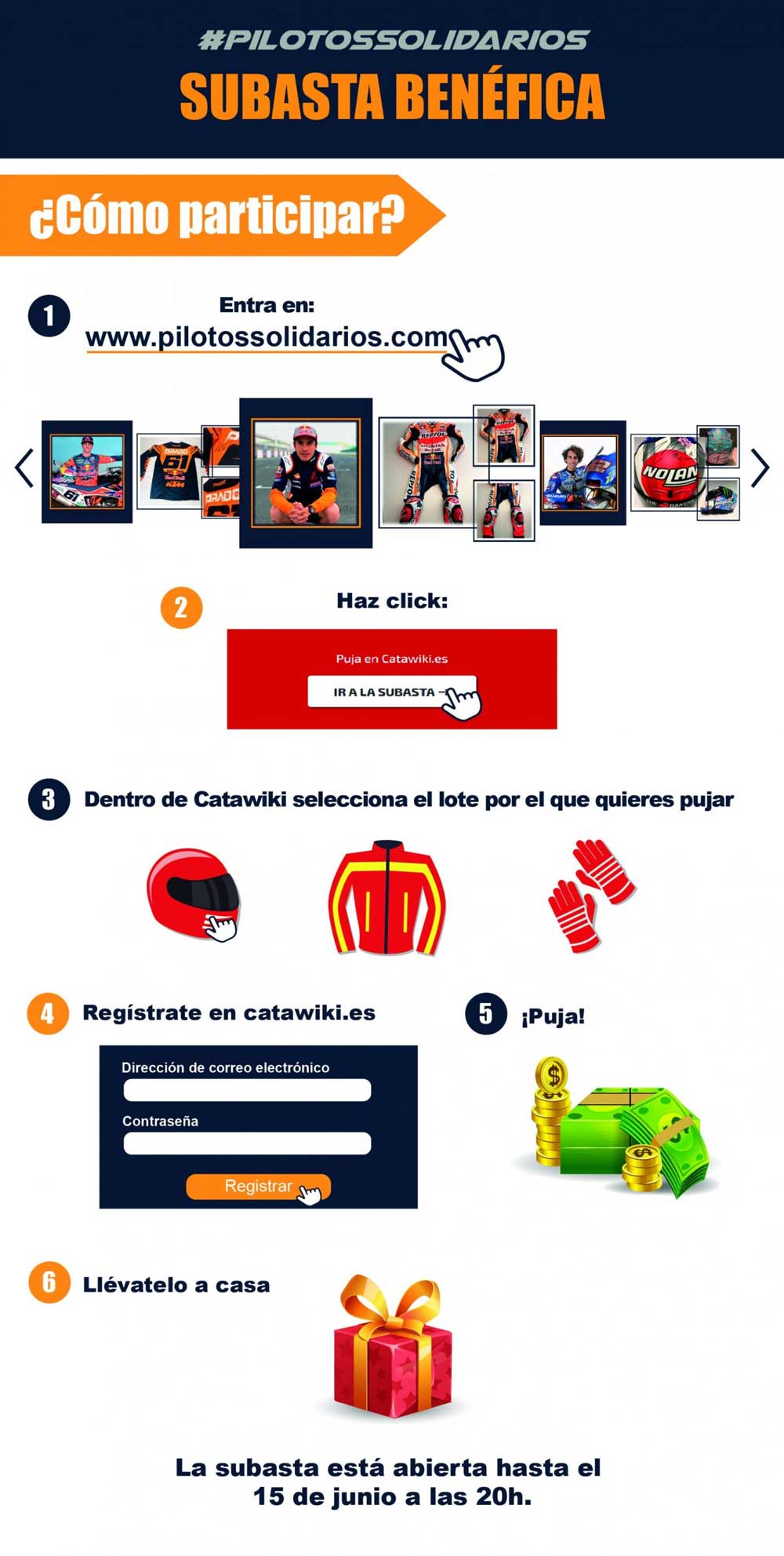 Subasta Pilotos Solidarios Pilotos Solidarios RFME
