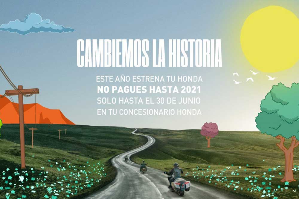 Promoción Honda Motos durante junio 2020