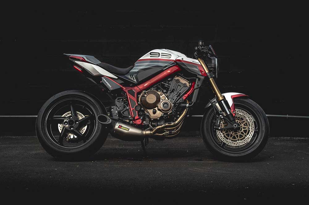 La moto se denominó Fenix tras el incendio que sufrió Mototrofa hace unos meses