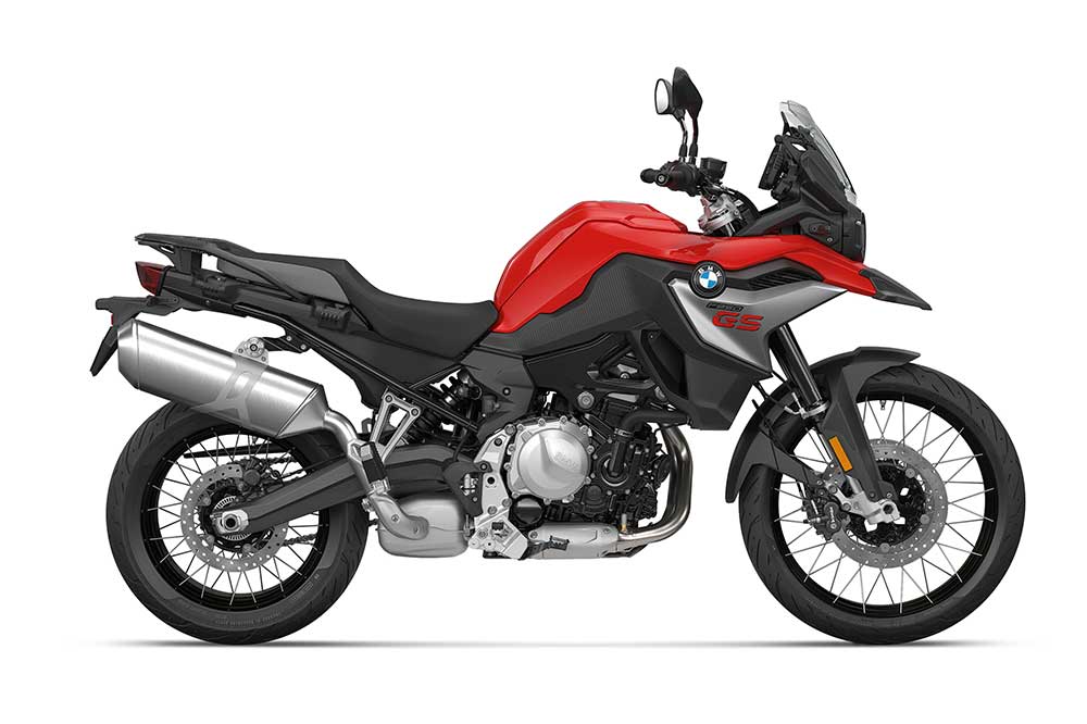 Terminación en rojo de la BMW F 850 GS 2021