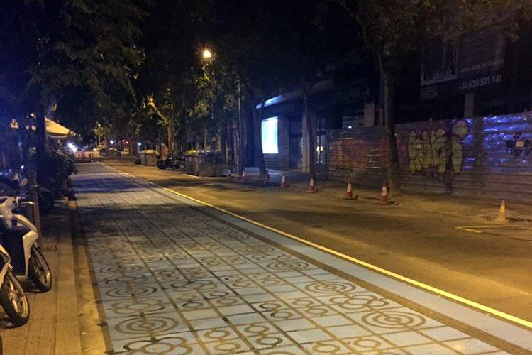 Pintura deslizante en Barcelona