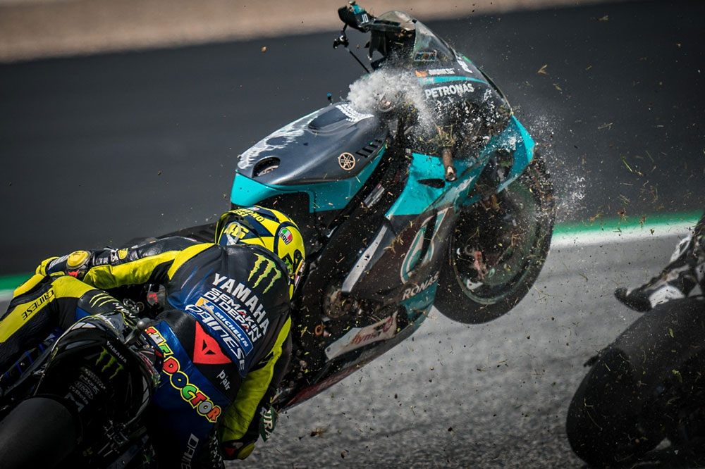 Accidente durante el Gran Premio de Austria 2020