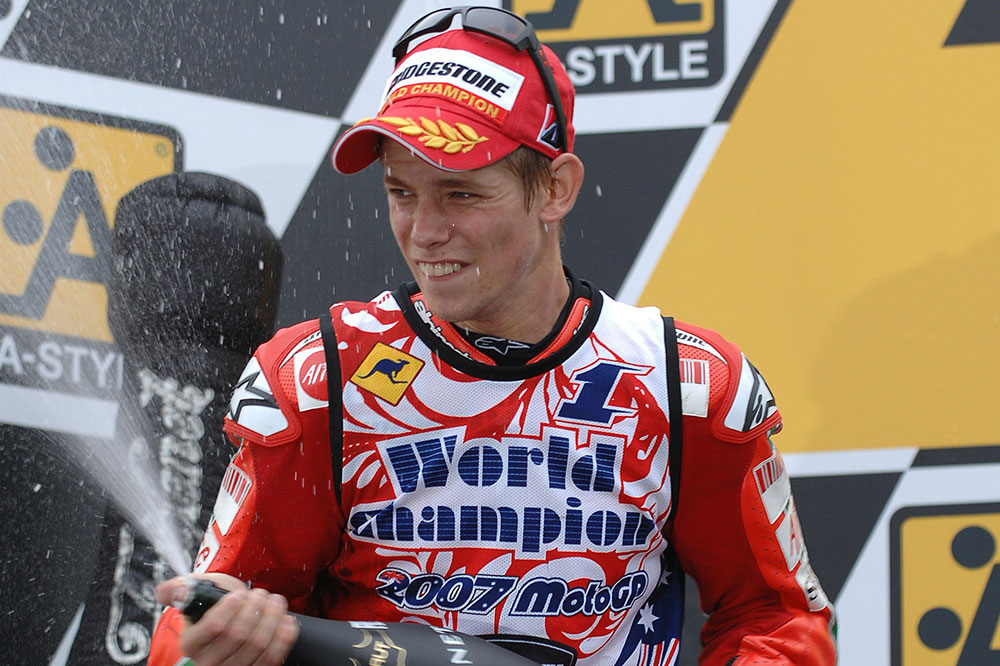 En 2007 Casey Stoner se proclamó Campeón del Mundo con Ducati
