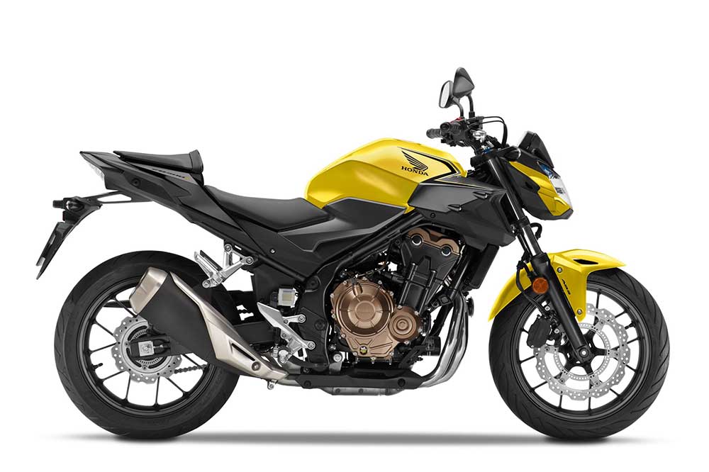 Honda CB 500F Amarillo Moon Glow Candy, nueva decoración 2011