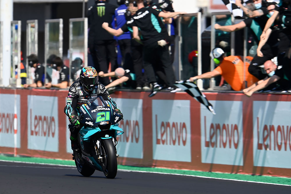 Victoria de Franco Morbidelli en el GP de San Marino