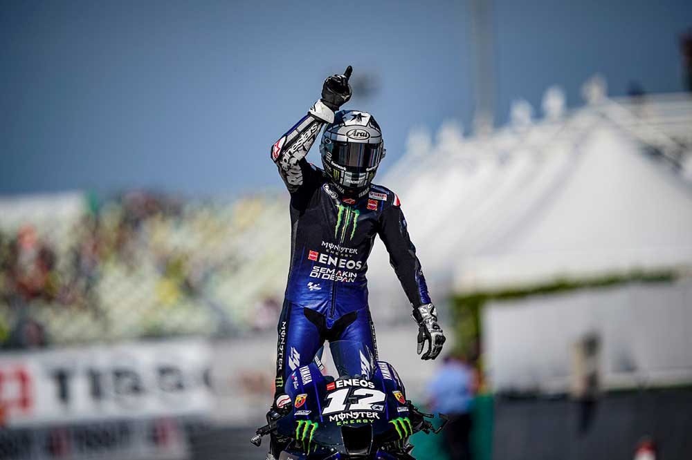 Maverick Viñales logró la victoria en el GP de Emilia Romagna