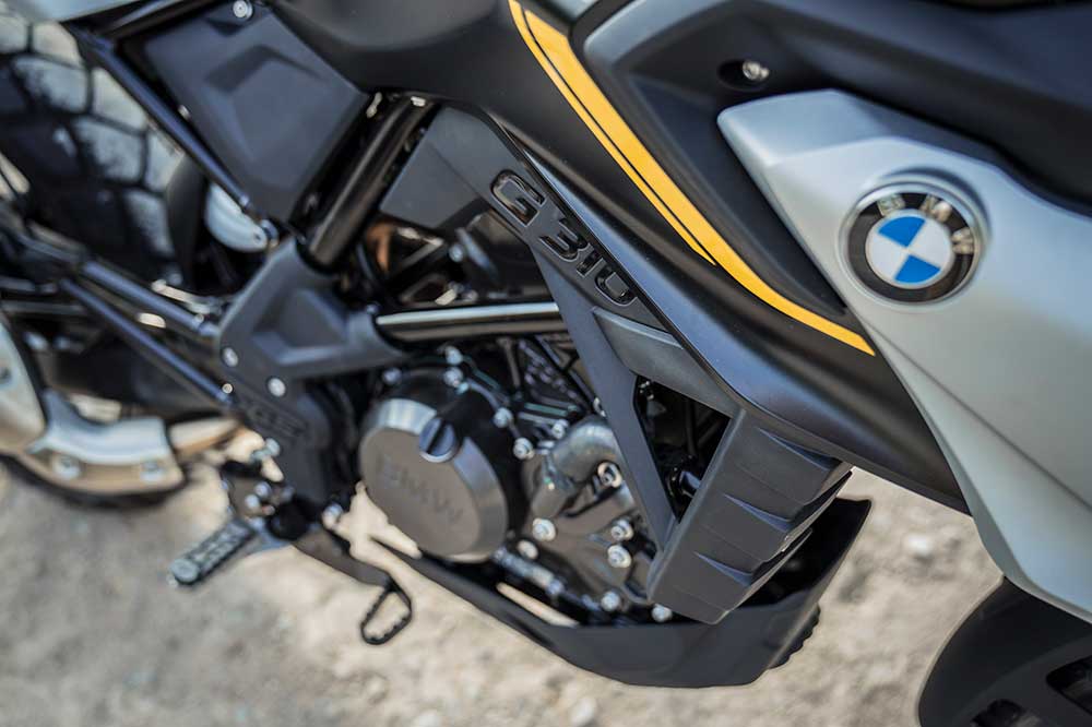 El motor de la BMW G 310 GS ha sido adaptado a la normativa Euro 5