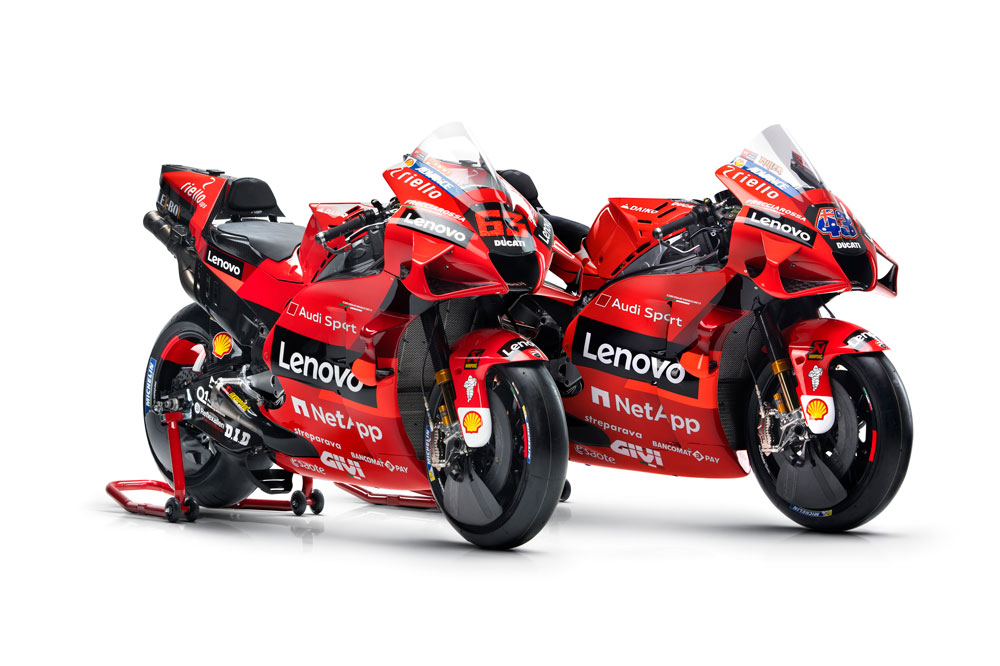 Así serán las Ducati oficiales 2021