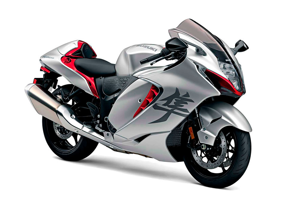 La Suzuki Hayabusa fue la competidora de las Honda CBR 1000 XX Blackbird y Kawasaki Ninja ZX 11