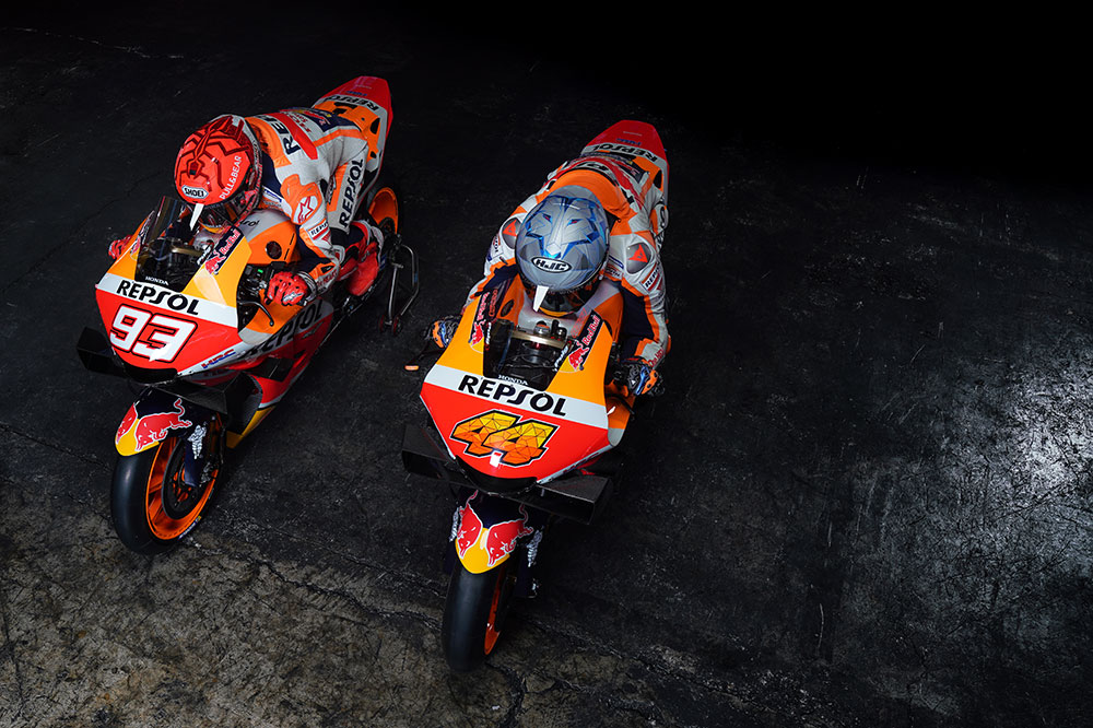 Marc Márquez y Pol Espargaró, compañeros del Repsol Honda MotoGP 2021