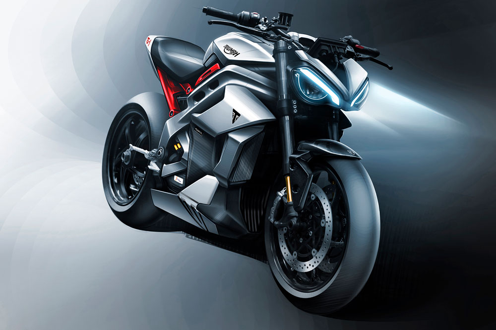 El proyecto de moto eléctrica de Triumph sigue su curso