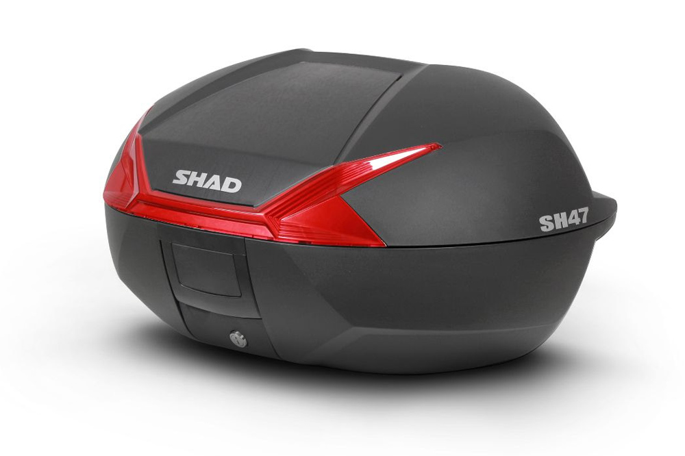Top case SH47 SHAD rojo
