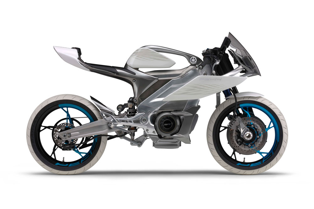 Prototipo de moto Yamaha Eléctrica