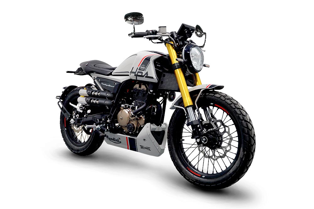 La FB Mondial HPS 125 tiene ahora dos versiones, con CBS o con ABS