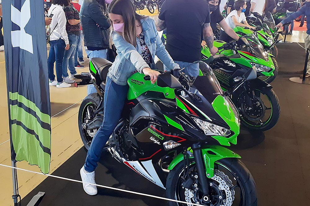 En Motorama Madrid 2021 se pudieron ver algunas de las novedades Kawasaki