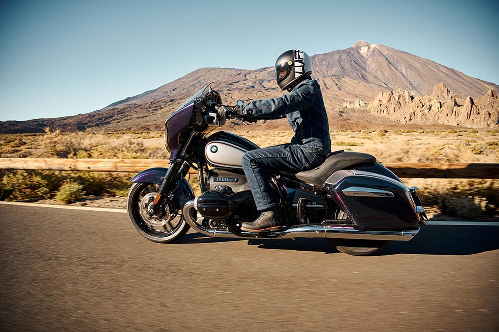 Las BMW R 18 Transcontinental y Bagger están pensadas para los largos viajes por carretera