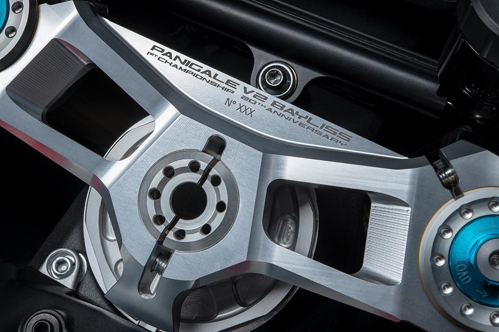 Detalle de la Ducati Panigale V2 Troy Bayliss