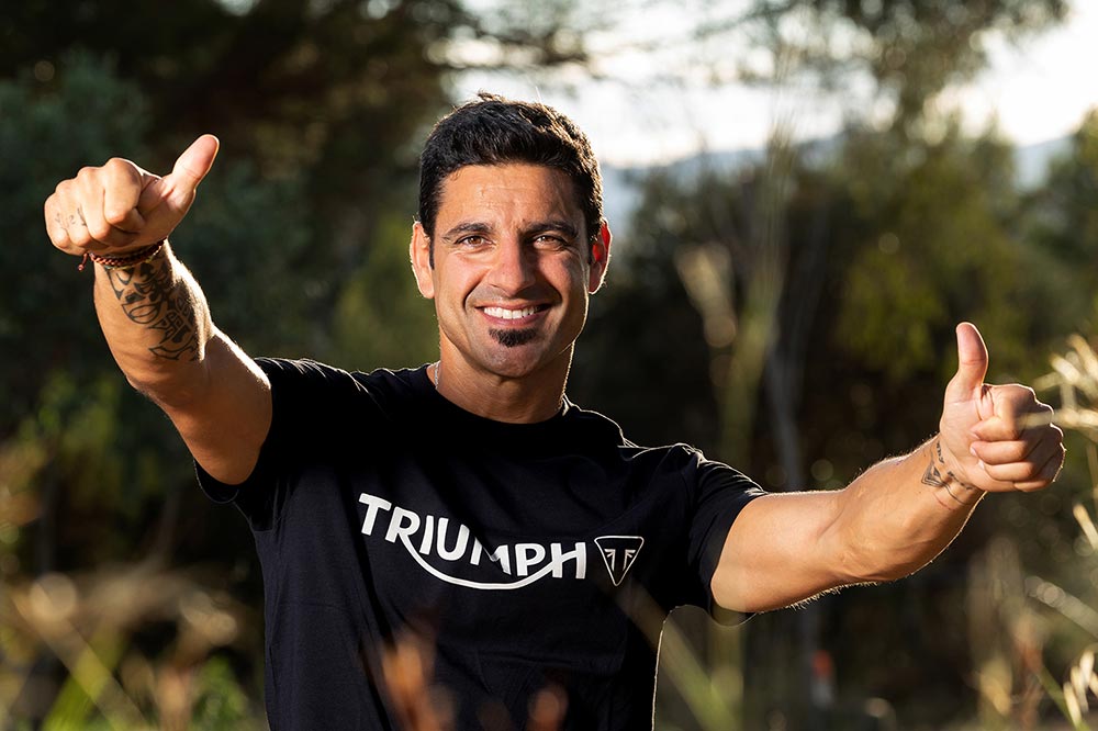Ivan Cervantes colaborará en el proyecto de motos off road de Triumph