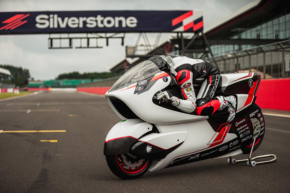 White Motorcycle Concept