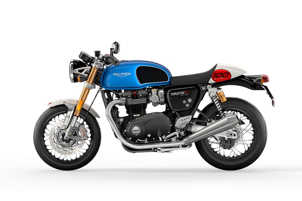 La Triumph Thruxton RS Ton Up Edition reivindica el espíritu de las Cafe Racer