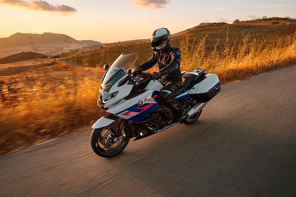 Las BMW K 1600 GT y GTL son las más preparadas para la ruta, con o sin maleta posterior