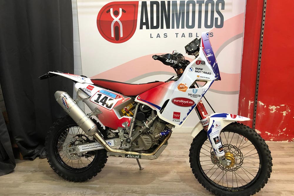 Moto de José María García para el Dakar 2022