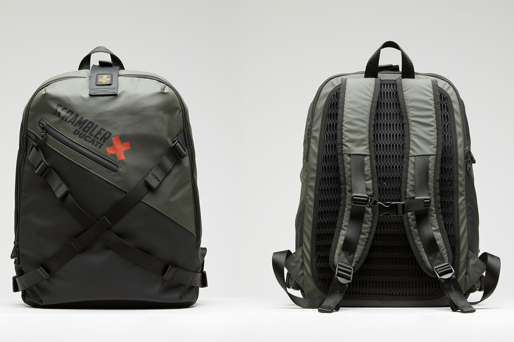 Refrigiwear x Scrambler mochila verde