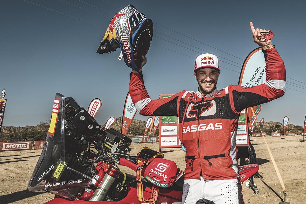 Sam Sunderland logra la primera victoria para Gas Gas en el Rally Dakar