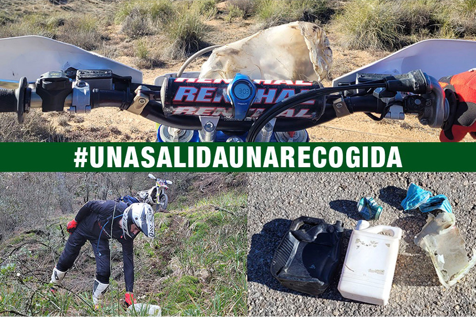 Una salida una recogida de basuraleza