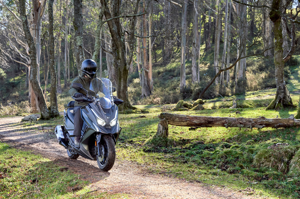 Un scooter pensado para la ciudad y carretera, con algunas dotes off road