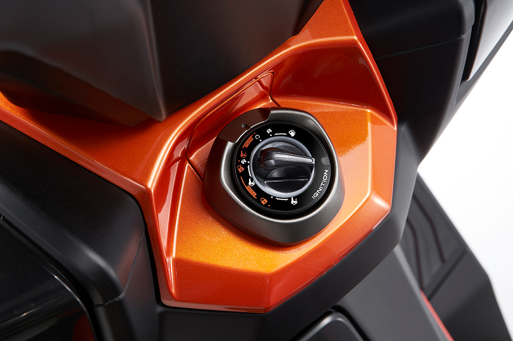 El KYMCO DTX cuenta con llave inteligente
