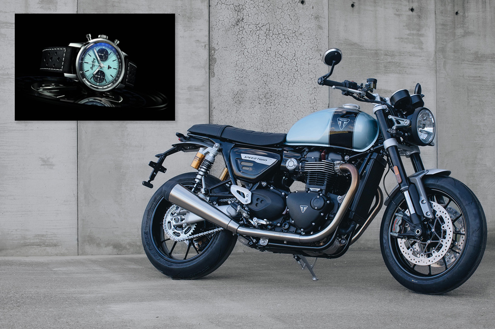 Triumph Speed Twin y cronógrafo Breiling edición limitada