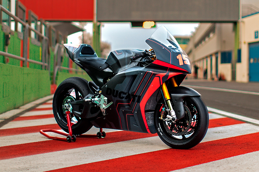 El objetivo de la Ducati V21L es debutar en el Mundial de MotoE en 2023